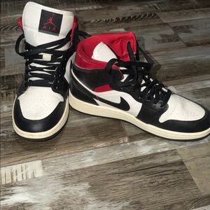 Nike Black and Red Athletic Shoes